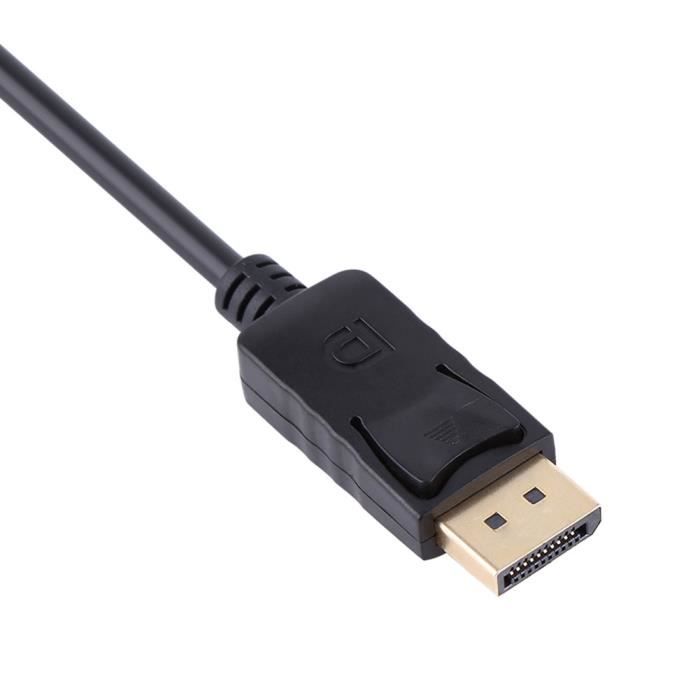 Adaptateur DisplayPort Vers HDMI 4K 60Hz - DP Mâle Vers HDMI Femelle, Résolution 3840x2160, Plug & Play, Pour PC, Moniteur, TV