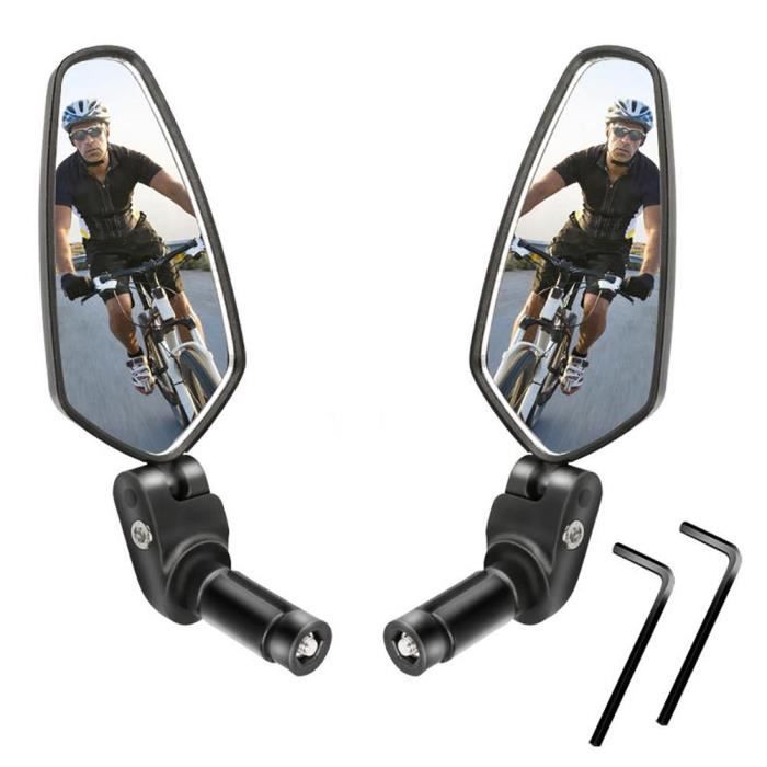 Set de 2 Rétroviseurs Vélo Custom Noir NOUVEAU