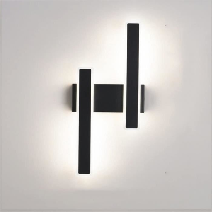 Applique murale noire mat pour éclairer un salon un couloir ou des chambres  : Modèle Cooper Led - Luminaires Privés