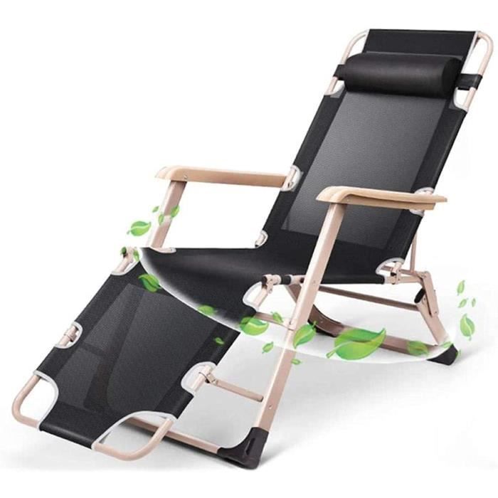 Chaise Longue de Plage Pliante Chaise Longue de Soleil Chaise Longue