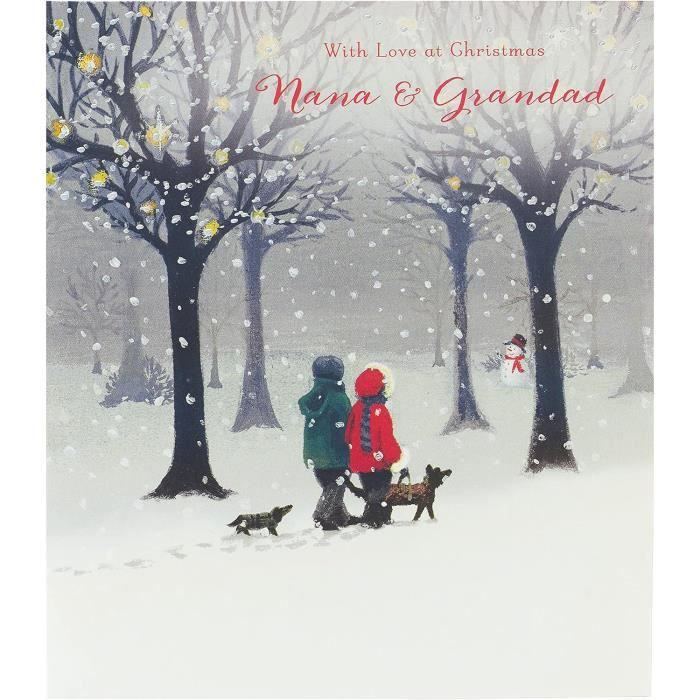 Carte De Noël Pour GrandMère Et GrandPère Carte De Noël Pour Grand