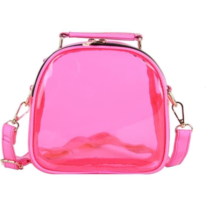 Sac transparent on sale rouge