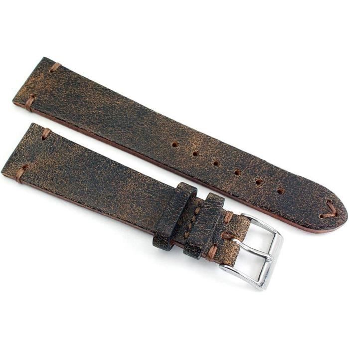 Bracelet Cuir Synthétique 20mm de montre