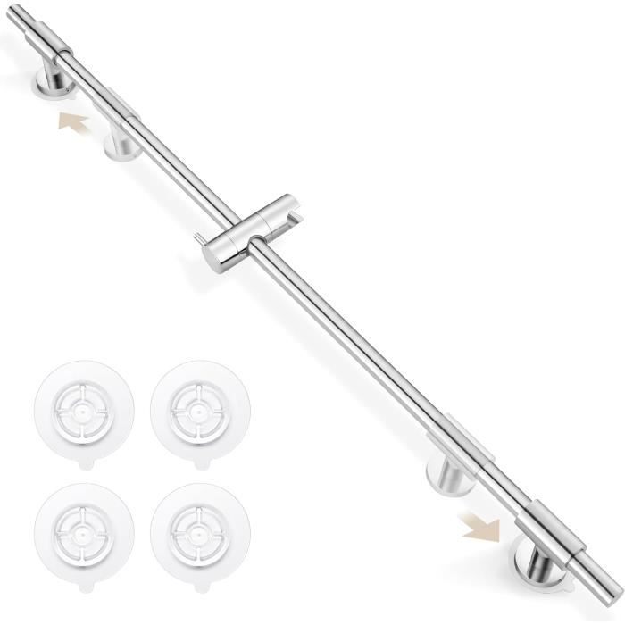 Görbach Ensemble Colonne de Douche en Acier inoxydable avec Étagère de