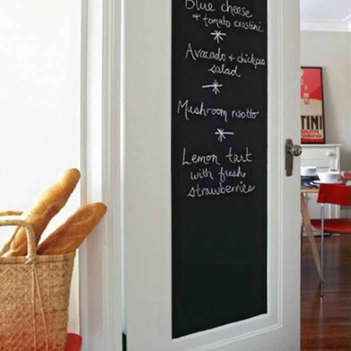 FUHSY Arch - Tableau noir magnétique mural - 100 x 45 cm - Tableau noir magnétique pour mur - Décollez et collez - Tableau autocollant multifonction