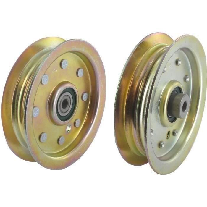 Poulie à gorge plate adaptable CUB CADET - HUSQVARNA pour modèles Z-Force avec carters de coupe de 4