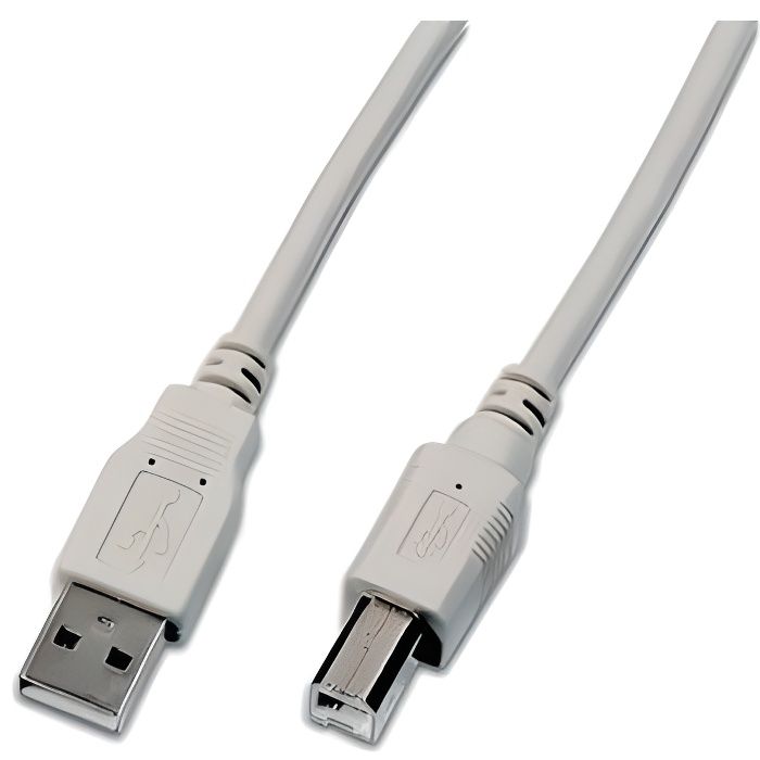 INECK® 3M Cable pour Imprimante USB (AB) 3 Mètres - 480Mbps- Pour Epson,  HP, Canon, Lexmark, Kodak, Brother, Deskjet, Workforce, - Cdiscount  Informatique