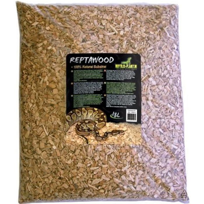 Litière terrarium Reptawood 18L éclat de hêtre REPTILES-PLANET