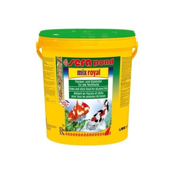 Aliment pour poissons - Sera - Pond Mix Royal - 21L - Mélange complet - Poissons deau froide