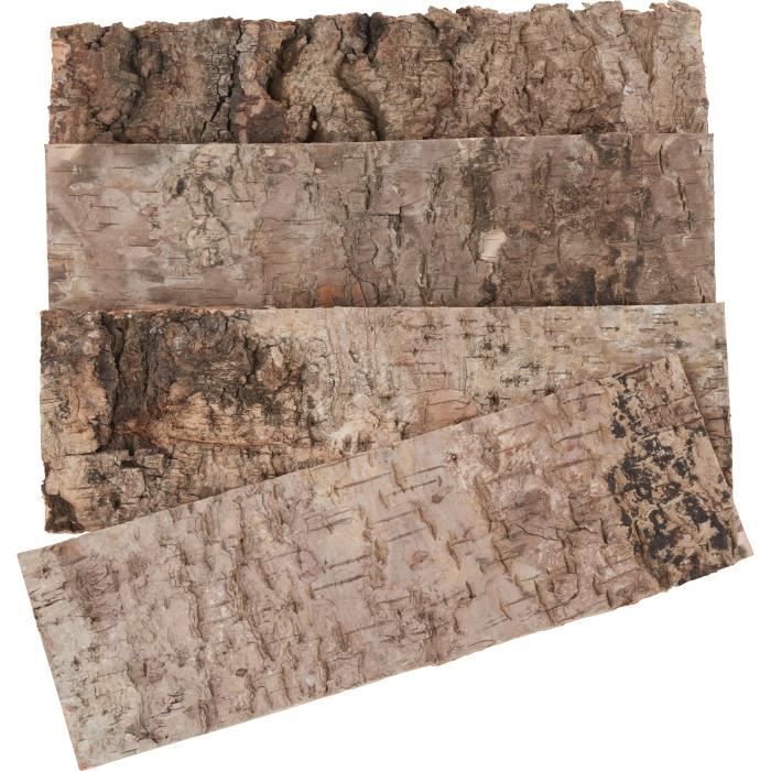 Comparer les prix de Écorces d'arbre VBS,  naturelles Ecorces d'arbre VBS, env. 28 x 9 cm, 4 pc.