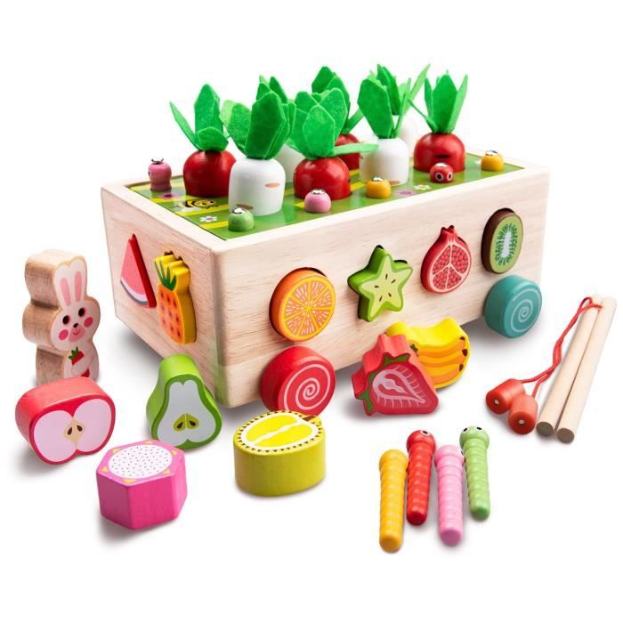 Kmtjt Jouets Montessori Pour Les Tout-petits De 1, 2 Et 3 Ans, Jeu