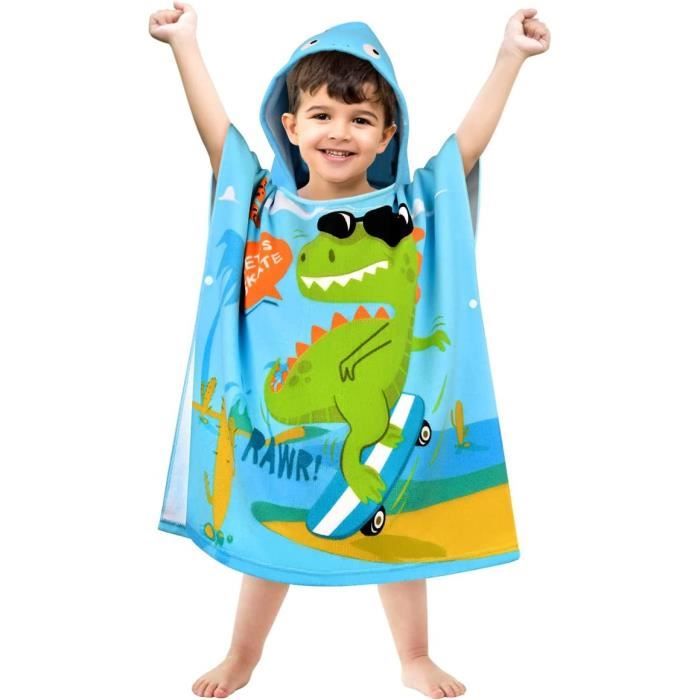 Cape de Bain Enfant Poncho de Bain Enfant,APERIL Serviette de Bain Enfants  Serviette de Plage à Capuche Motifs Mignons - Cdiscount Maison