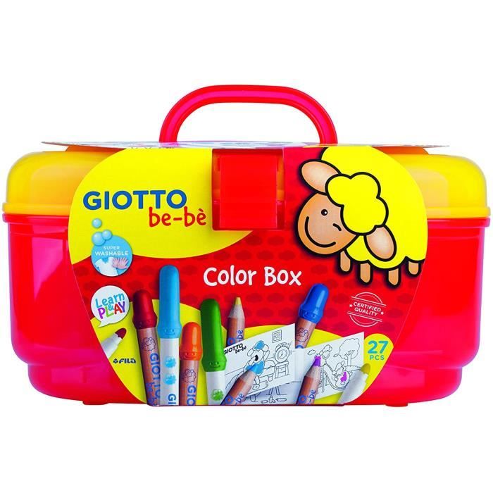 Kits De Loisirs Creatifs Giotto Bebe 465800 Boite Supercolor Kits De Bricolage Pour Enfants 27 Pieces Couleurs Assor 53327 Cdiscount Beaux Arts Et Loisirs Creatifs
