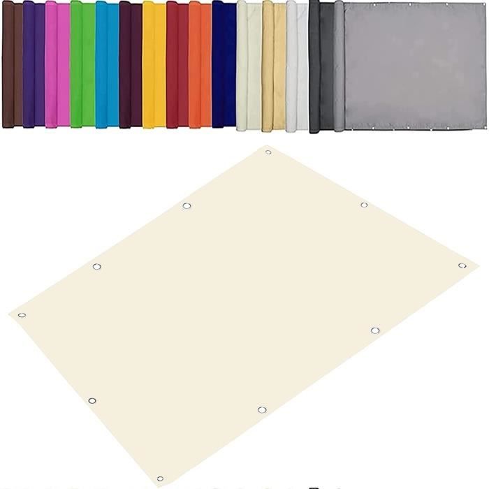 Cool Area Voile D'ombrage Rectangulaire 4x6m Imperméable Toile Ombrage 95% UV Protection Grande Taille Pour Patio Balcon Jardin Terrasse Extérieur-Antracite