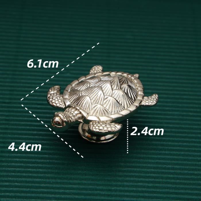 10 Breloques Tortue Argentée 23x12mm Pour Création Bijoux - Lot Complet Neuf B071