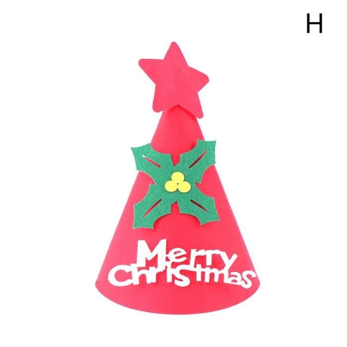 Kit Decoration Noel Chapeau De Joyeux Noel Pour Enfants 1 Piece Dessin Anime Pere Noel Elk Etoile Enfants Bebe Fille Garcon Type H Cdiscount Maison