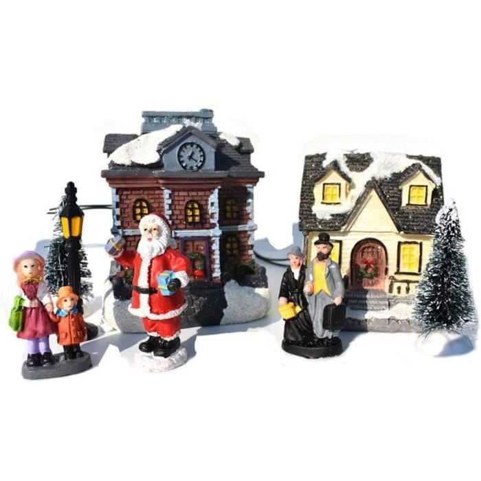 Village de Noël miniature Village de Noël Village de Noël avec