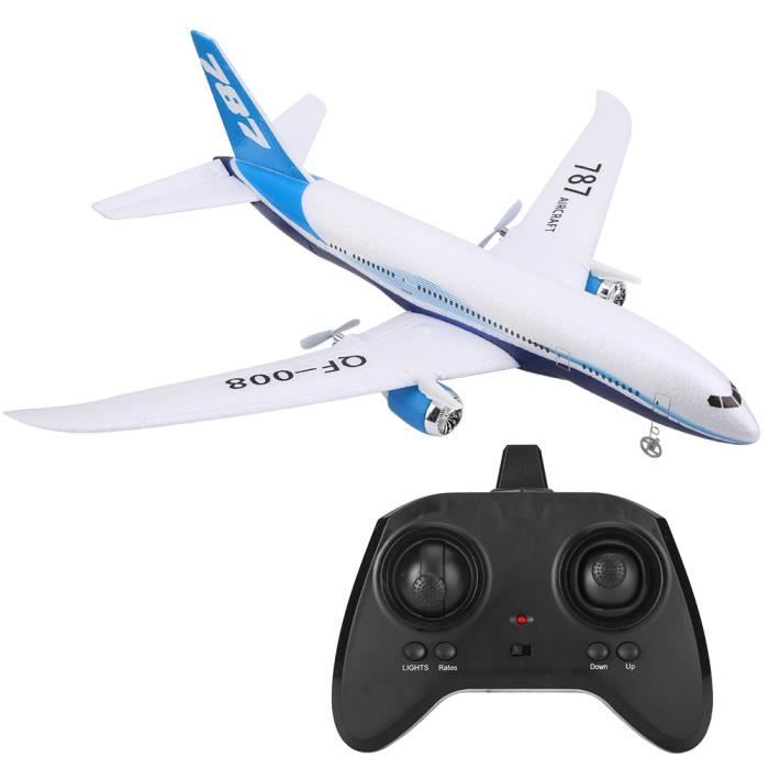 KUEYANB Avion télécommandé, jouet pour enfants, modèle d'avion RC  rechargeable, portable et facile à voler, avion RC extérieur, cadeau garçon  fille