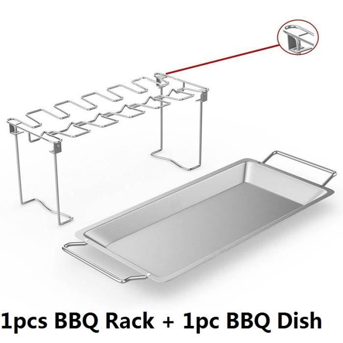 Couvercle De Protection En Acier Inoxydable Pour Plateau De Barbecue - Garde Les Aliments Au Chaud Et à L'abri Des Insectes - 8