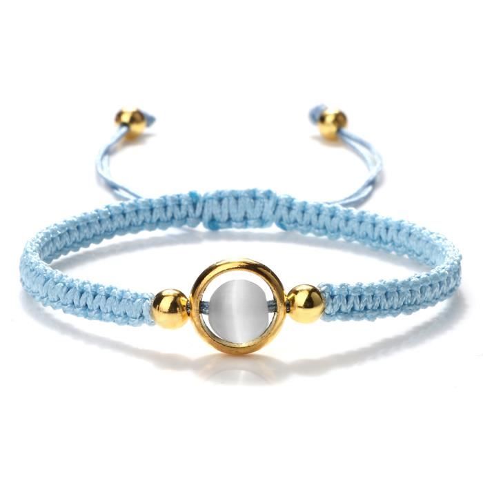 Bracelet Fantaisie En Pierres Agate Et œil De Chat Artificiel – Neuf, Style Perlé