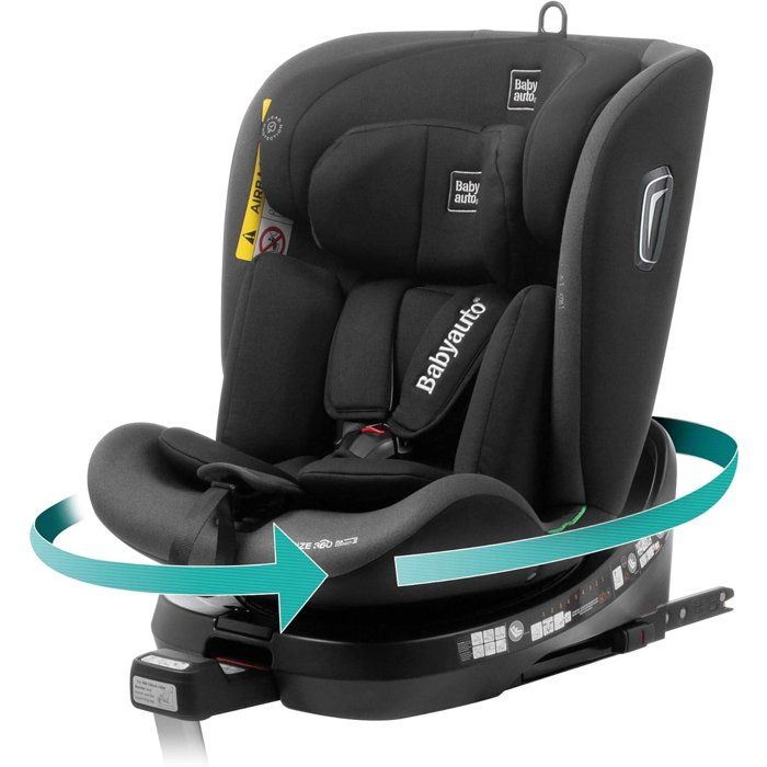 Siège auto BABYAUTO AITANA Groupe 0123 40150 cm I Size Isofix Pivotant Inclinable Réducteur
