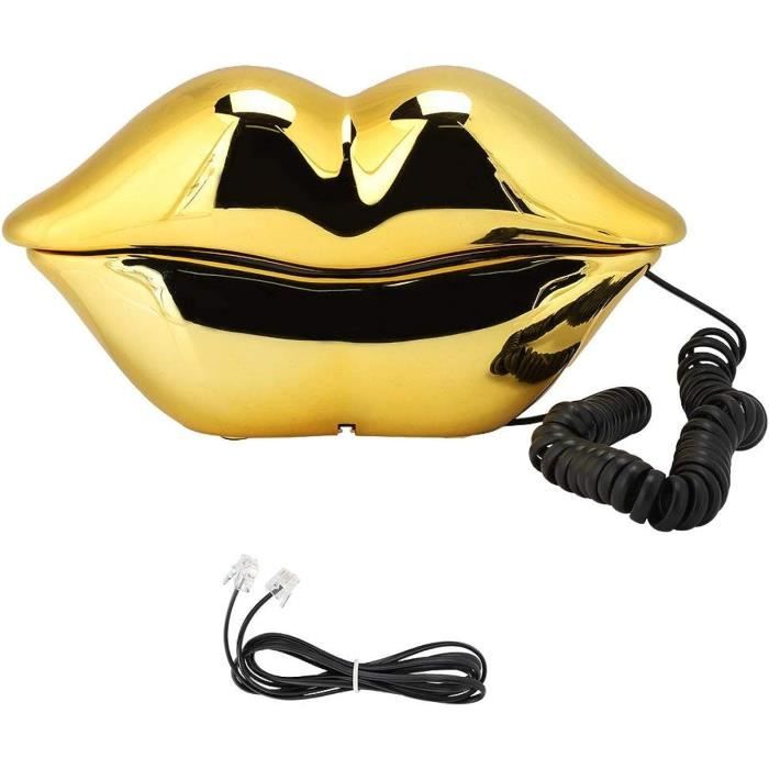 Téléphone Original En Forme De Bouche Lèvres Rouges - Objet Vintage Et Design, Fonctionnel