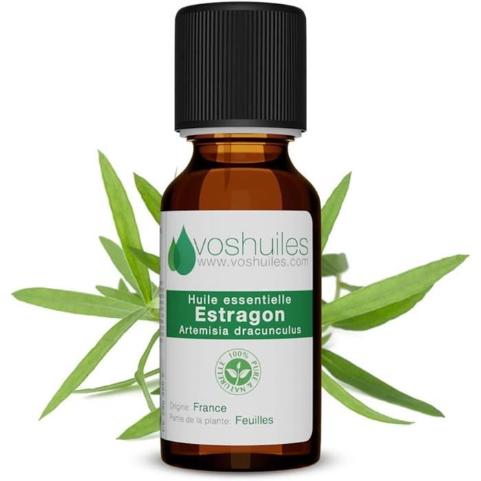 Huile Essentielle D'Estragon - 100% Pure Et Naturelle - Hebbd Et ...