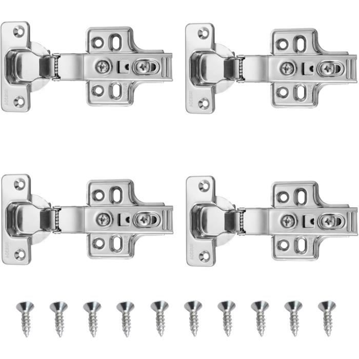 Zliger 8 Pièces Charnières Armoire Meubles Charnières Porte Placard