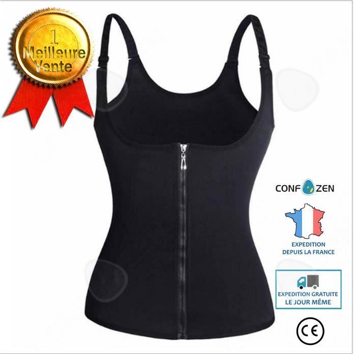 confo® gilet de transpiration violente corset en néoprène à absorption ultra-rapide de sculpture de sport