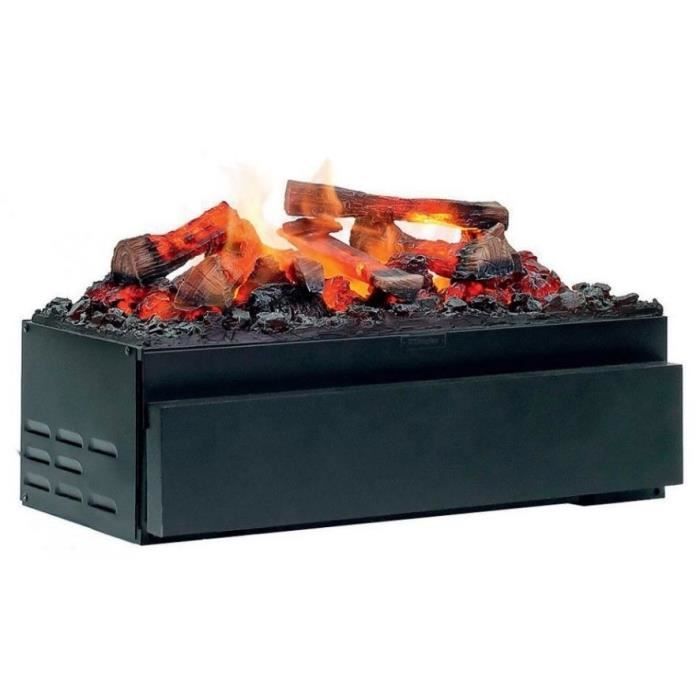750-1500 Watt Blanc Classic Fire Chemin/ée Electrique Po/êle /Électrique Autoportant /à Effet de Feu