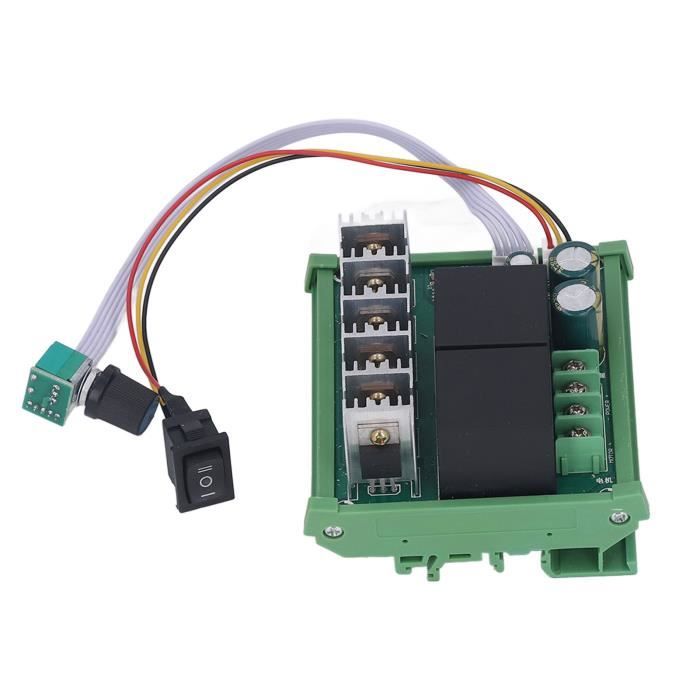 Régulateur Vitesse Moteur 220V AC Vers 180V DC 500W - Contrôleur Avant/Inverse Avec Interrupteur - Montage Panneau