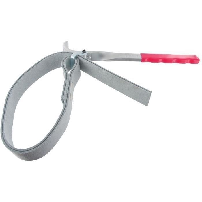 Clé à sangle 215mm, textile antidérapante, pour filtre de diamètres jusqu'à 140mm