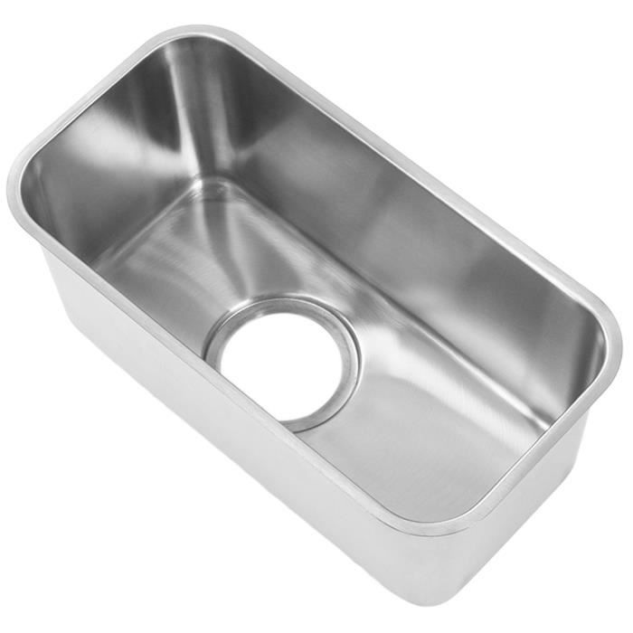 Évier Camping-Car XHIKOWAT Acier Inoxydable 304 - 38x28cm - Lavabo Amovible Pour Van, Bateau, Cuisine