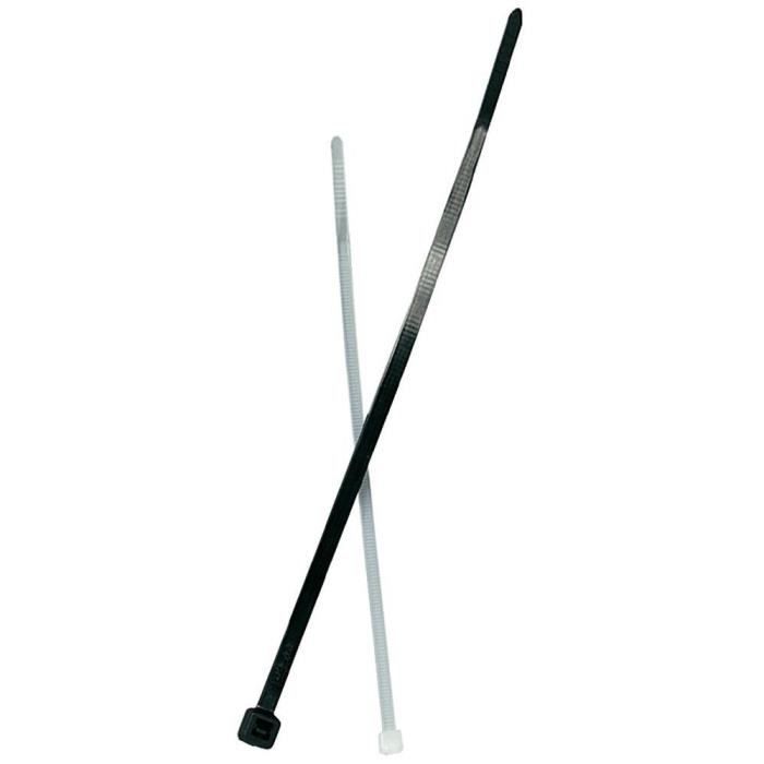 Fischer Collier de serrage - 37708 - 430 mm x 4.8 mm - Transparent - Lot de 100