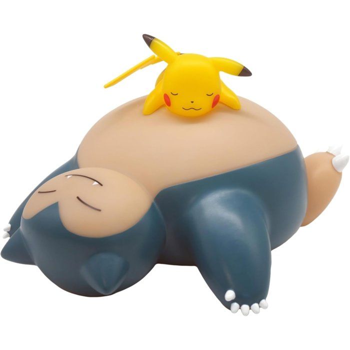 Lampe LED décorative Pokémon - TEKNOFUN - Snorlax & Pikachu - 25 cm - Produit officiel Pokémon