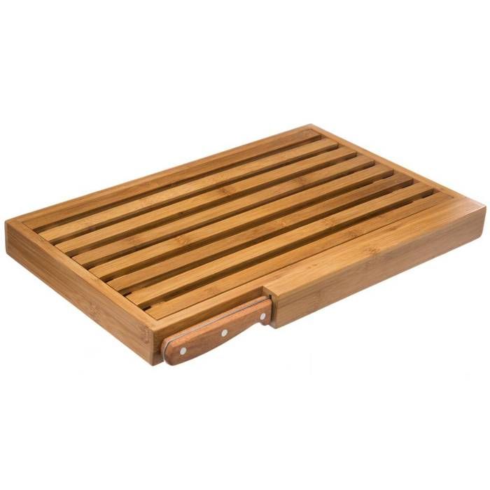 5five - planche à découper à pain 44x27cm bambou