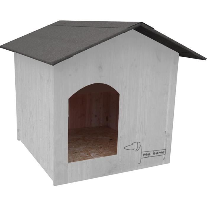 Niche En Bois Taille Xxl Made In France My Home Grise