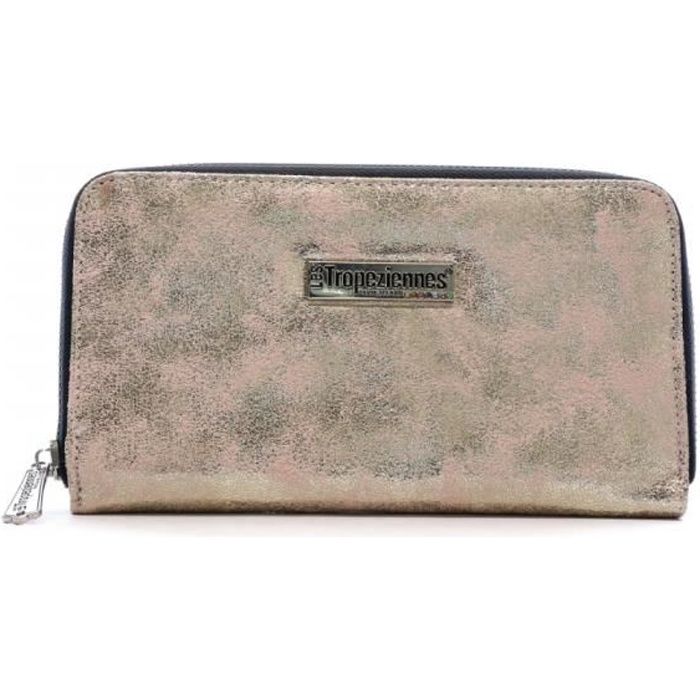 Portefeuille Rose Gold Femme Les Tropeziennes M Cdiscount Bagagerie Maroquinerie