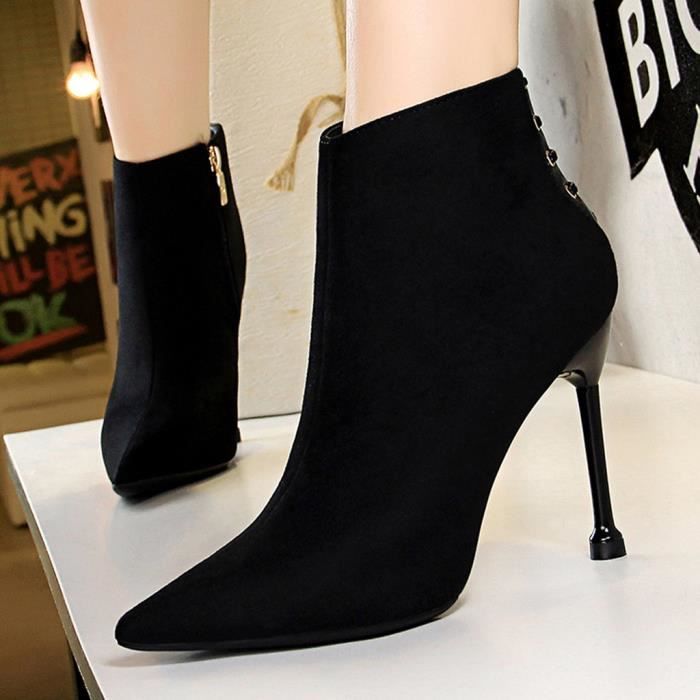 bottillon femme talon haut