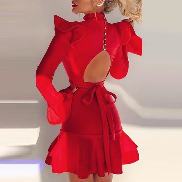 Robe dos sales nu hiver