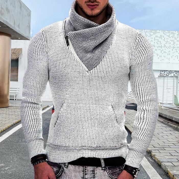 Pull Manches Longues Thermique Bébé Garçon – 100% Polyester, Col Montant, Tailles 12 Mois à 8 Ans
