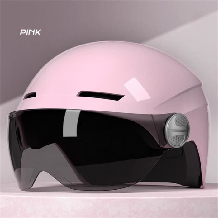 Casque de moto ouvert triangulaire pour hommes, demi-casque pour cruiser, scooter, moto de rue, homologué DOT