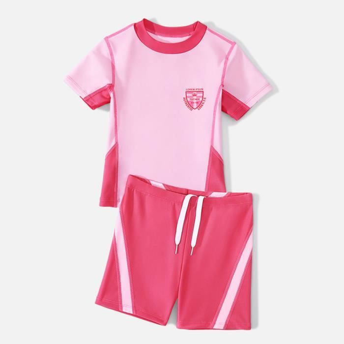 Generisch Maillot De Bain Pour Fille Avec Short, Bikini 3 Pièces