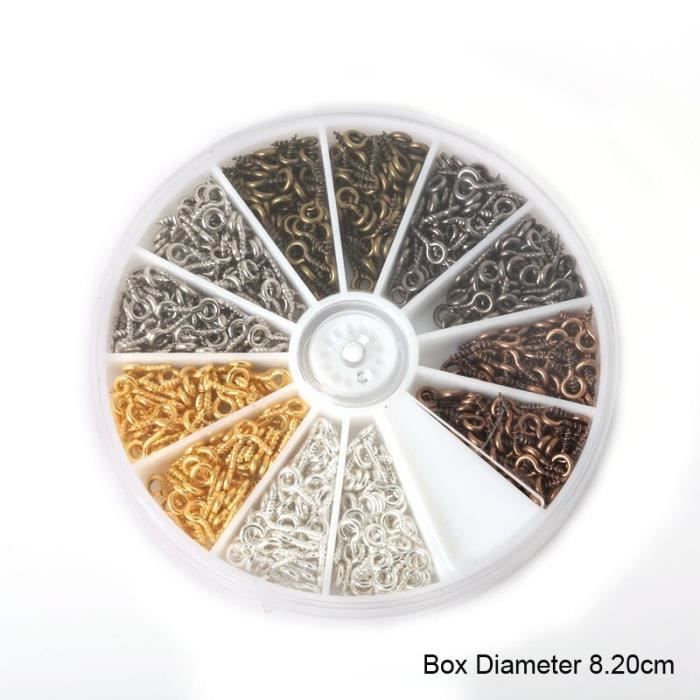 Fermoir Triple Anneau Argenté Pour Bijoux - Connecteur De Collier & Bracelet, DIY Création (Lot De 1) - 8