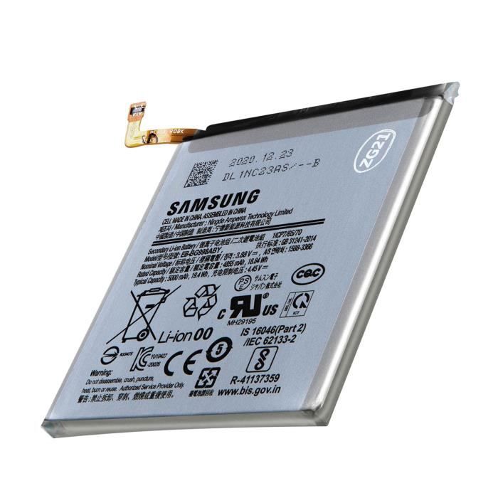 Batterie Interne Samsung Galaxy S21 Ultra 5000mAh Original EBBG998ABY Noir Cdiscount Téléphonie