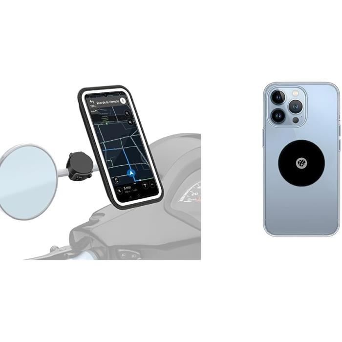 Support Téléphone Magnétique Anti-vibrations Pour Scooter/moto - Innovation Française, Taille 2XL