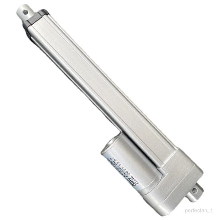 Justech Actionneur Linéaire 1500N 200mm DC 12V - IP65 Pour Machines Agricoles, Industrielles, Solaire