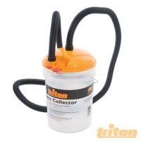 TRITON Collecteur de sciures - Fournit une capacité de 23 L - Facile à manier et à vider - Construction en plastique rigide