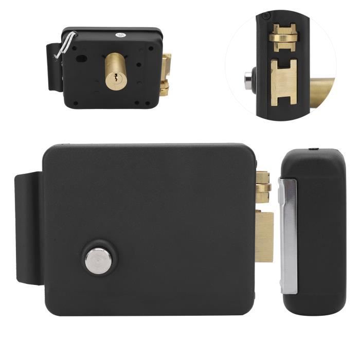Verrou électrique Pour Scooter Kukirin G2, Pro, Max - 3 Broches, Avec Clé, Facile à Installer (dimensions 32,7x53x80 Mm)