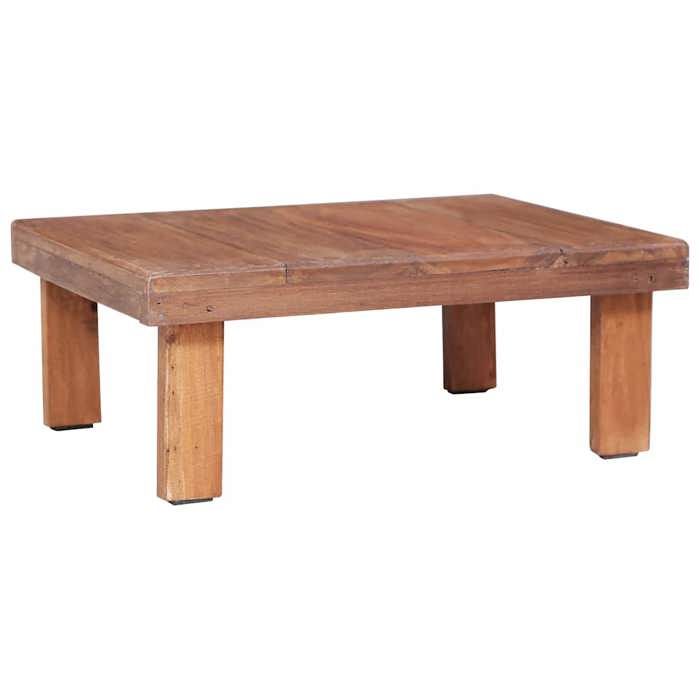 vidaXL Table basse 60x45x23 cm bois dacajou massif 283918